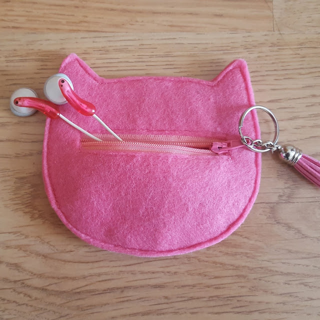 DIY Cat zipper purses pattern