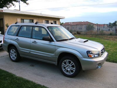  bought a secondhand Subaru Forrester, which looks very like this one.
