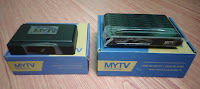 Gambar dekoder MYTV original DVBT2 dan kombo DVBT2/DVBS2