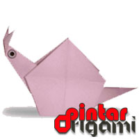 Cara Membuat Origami Keong