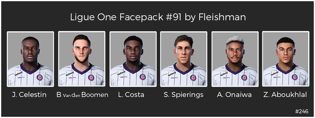 PES 2021 Ligue 1 Facepack #91 by Fleishman