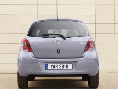 2010 Toyota Yaris Rear View