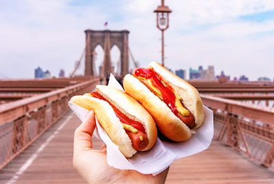 Iconic Hot Dogs and Pretzels