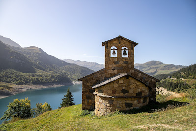 Chapel Church Lake Dam Heritage Roselend Savoie