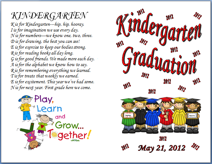 keeping focused kindergarten graduation 2012