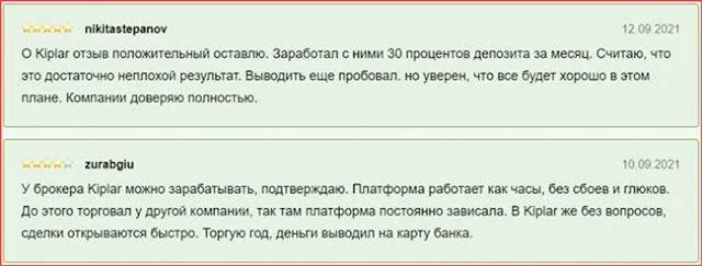 Отзывы о kiplar.org