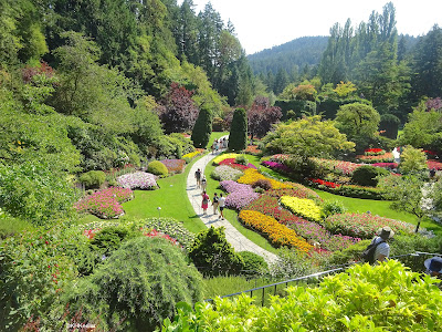 Butchert Gardens view
