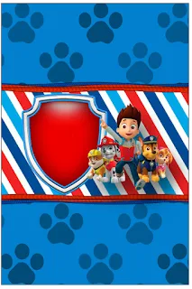 Etiquetas para Imprimir Gratis de Paw Patrol.