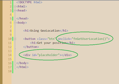 The GeoLocation in HTML5