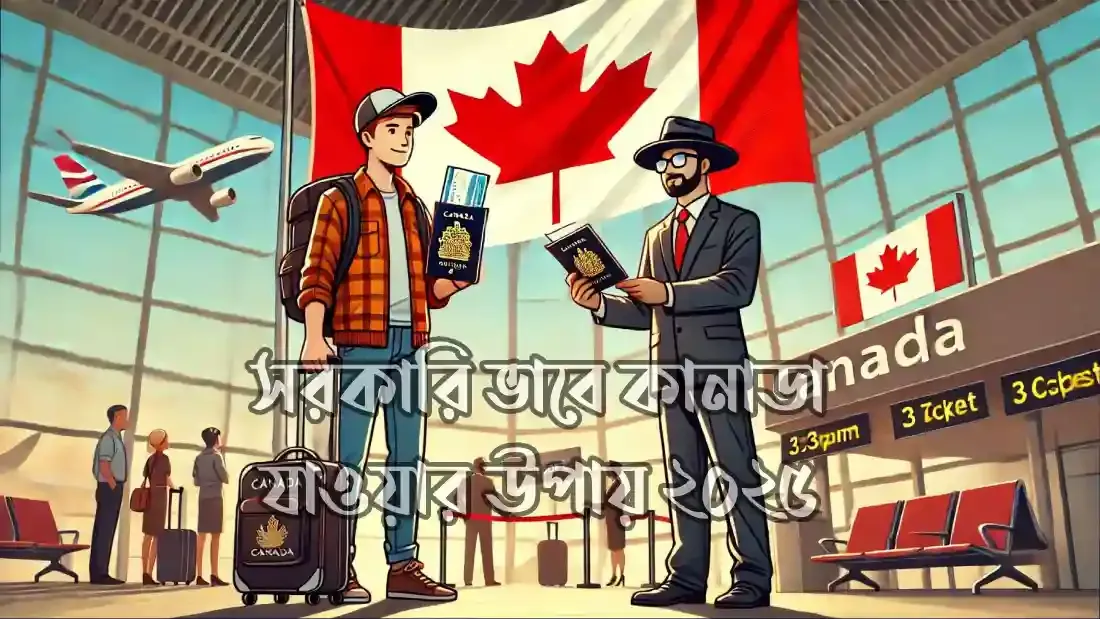 সরকারিভাবে-কানাডা-যাওয়ার-উপায়-২০২৫