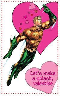 Aquaman Valentine's Day card from Young Romance #1