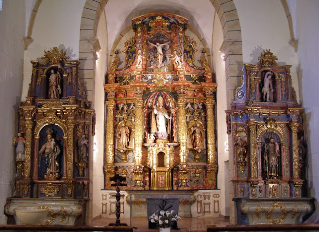 Retablos da igrexa de San Nicolás de Bari en Pobeña (Bilbao)