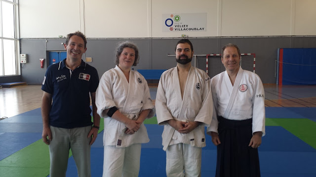 Photo de fin de passage de grade Shodan Aikibudo