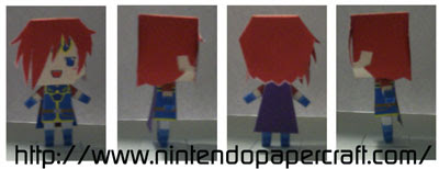 Fire Emblem Roy Papercraft