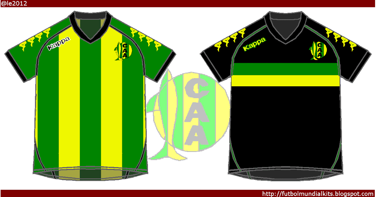 Fútbol Mundial Kits - Uruguay: Aldosivi - 2011/2012 (home ...