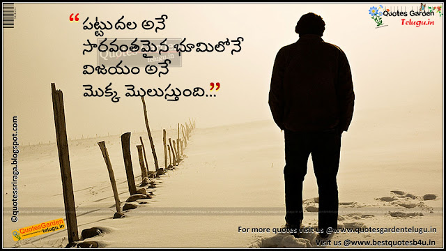 nice inspirational victory quotes in telugu