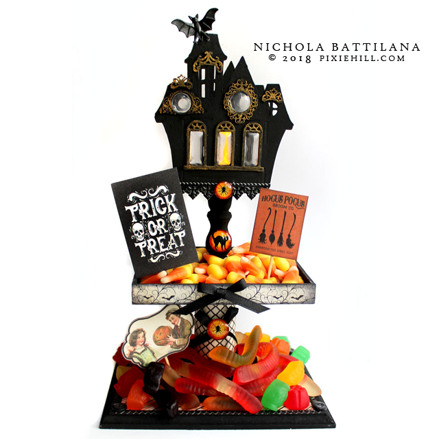 AlphaStamps Spooky Candy Dish - Nichola Battilana