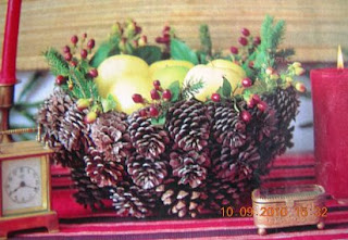 Christmas Centerpieces with Pineapples Part 2