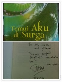 BE A WRITER: Buku Pilihan Admin: Temui Aku di Surga