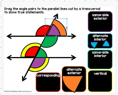 Parallel Lines Cut By a Transversal Poster - print and digital