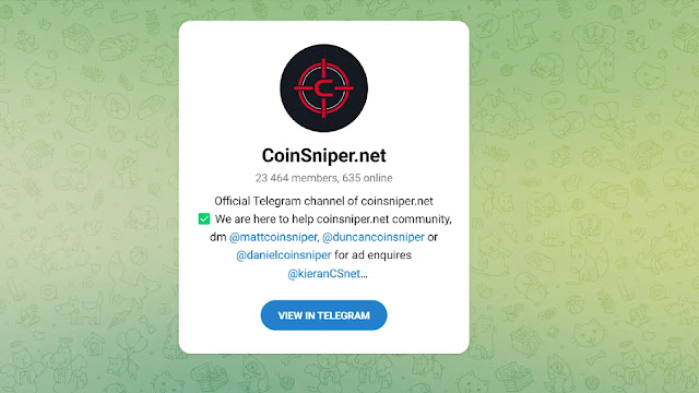CoinSniper Crypto Telegram Group
