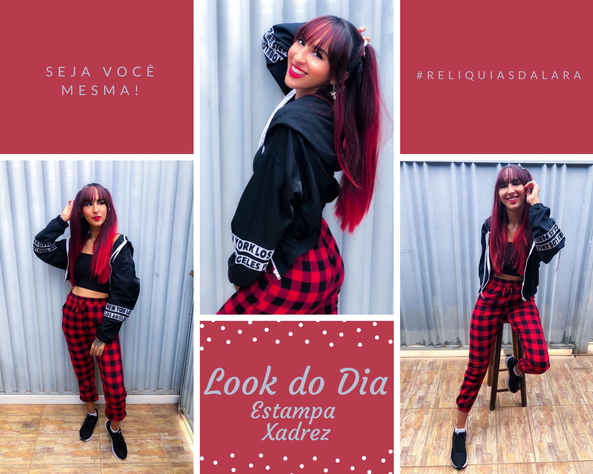 Look do Dia: Estampa Xadrez