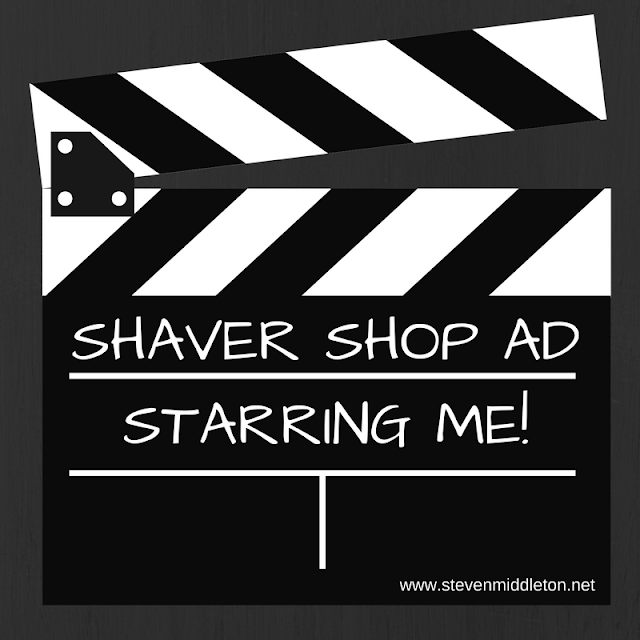 shaver shop TV ad starring steven middleton
