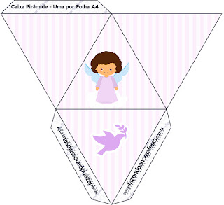 Caja con forma de pirámide de Angelita Morena.