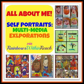 photo of: Self Portraits by Children ("All About Me" RoundUP via RainbowsWithinReach) 