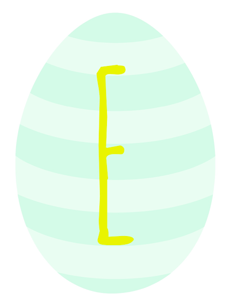 Printable Easter Egg Banner from Blissful Roots