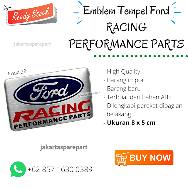 Emblem Ford Tempel Ford RACING PERFORMANCE PARTS