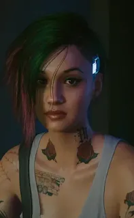 Cyberpunk 2077 افضل لعبة اون لاين عالم مفتوح Judy Alvarez