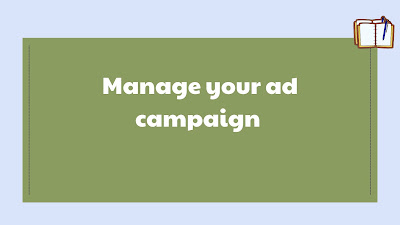 Manage Your ad Campaign