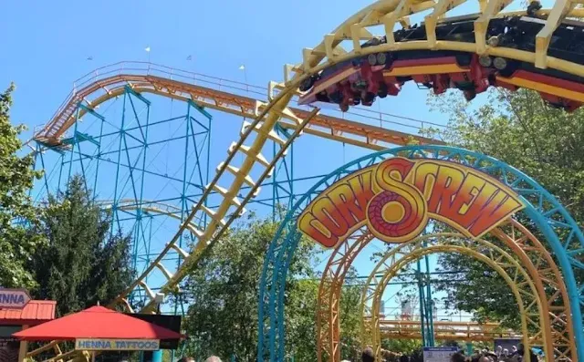 Roller Coaster rides at Michigan Adventure