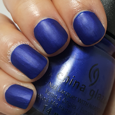 China Glaze Rebel Collection 2016 - Combat Blue-Ts | Kat Stays Polished