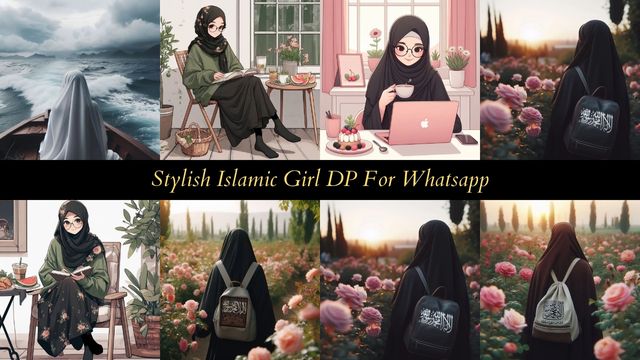 Stylish Islamic Girl DP For Whatsapp