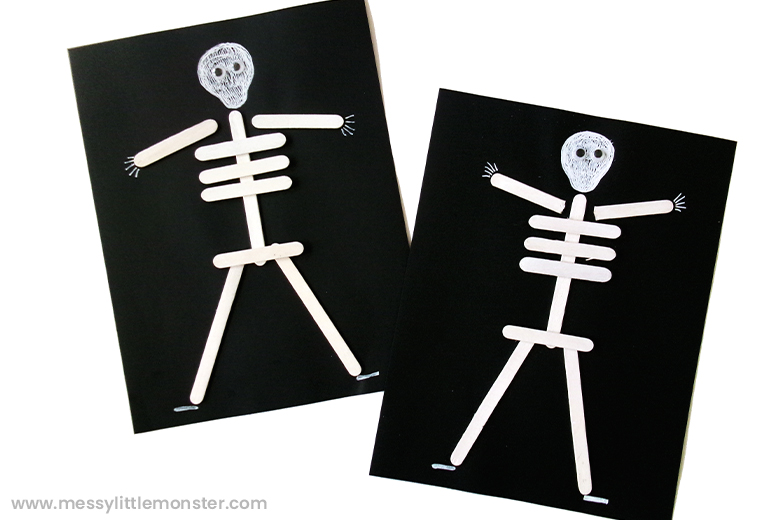 skeleton craft for kids