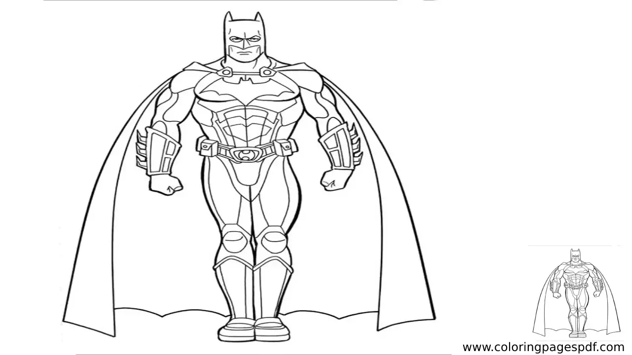 Coloring Page Of Batman