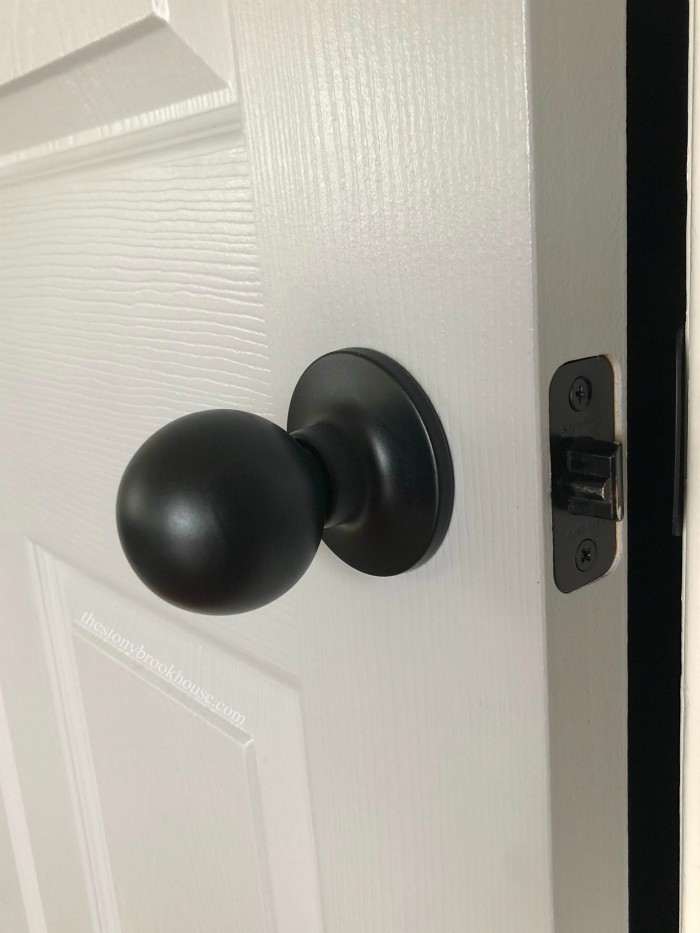 Door knob close up