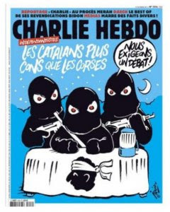 Charlie Hebdo , Los catalanes, más tontos que los corsos