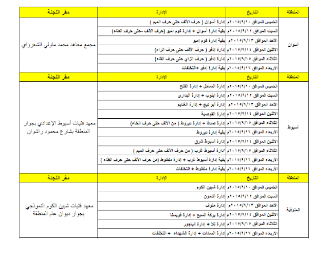 مواعيد وأماكن اختبارات مسابقة الأزهر كاملة لكل المحافظات والتخصصات المطلوبة