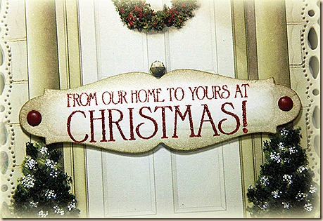 Flower Soft, Christmas Traditional Door Topper, Our Daily Bread designs