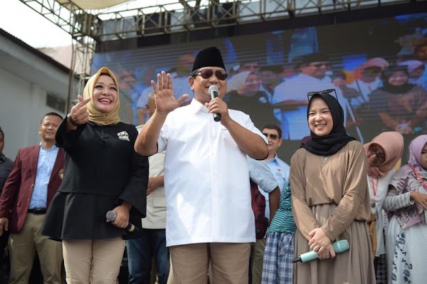 Nissa Sabyan Nyanyi Maulana, Prabowo Joget Gatot Kaca