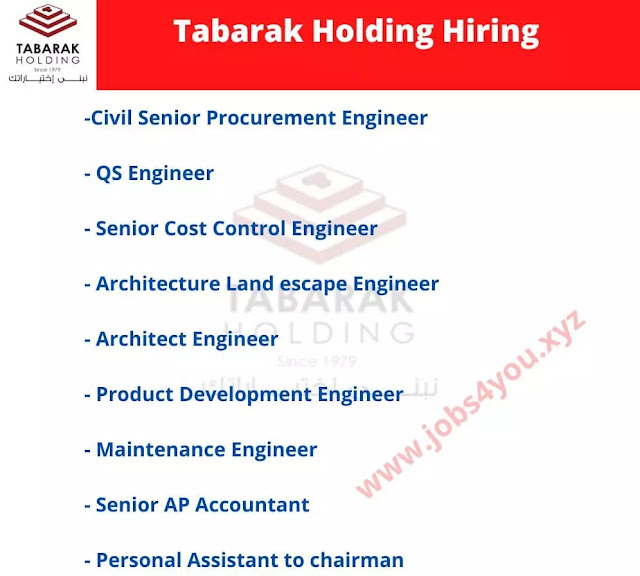 Tabarak Holding Hiring