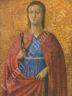 Sansepolcro’s Altarpiece This is one of the figures from the polyptych that piero executed for the church of sant’ agostino in his home town.