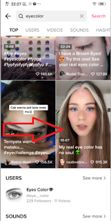 Tiktok eye color filter || How to Get eye color switch Filter tikok