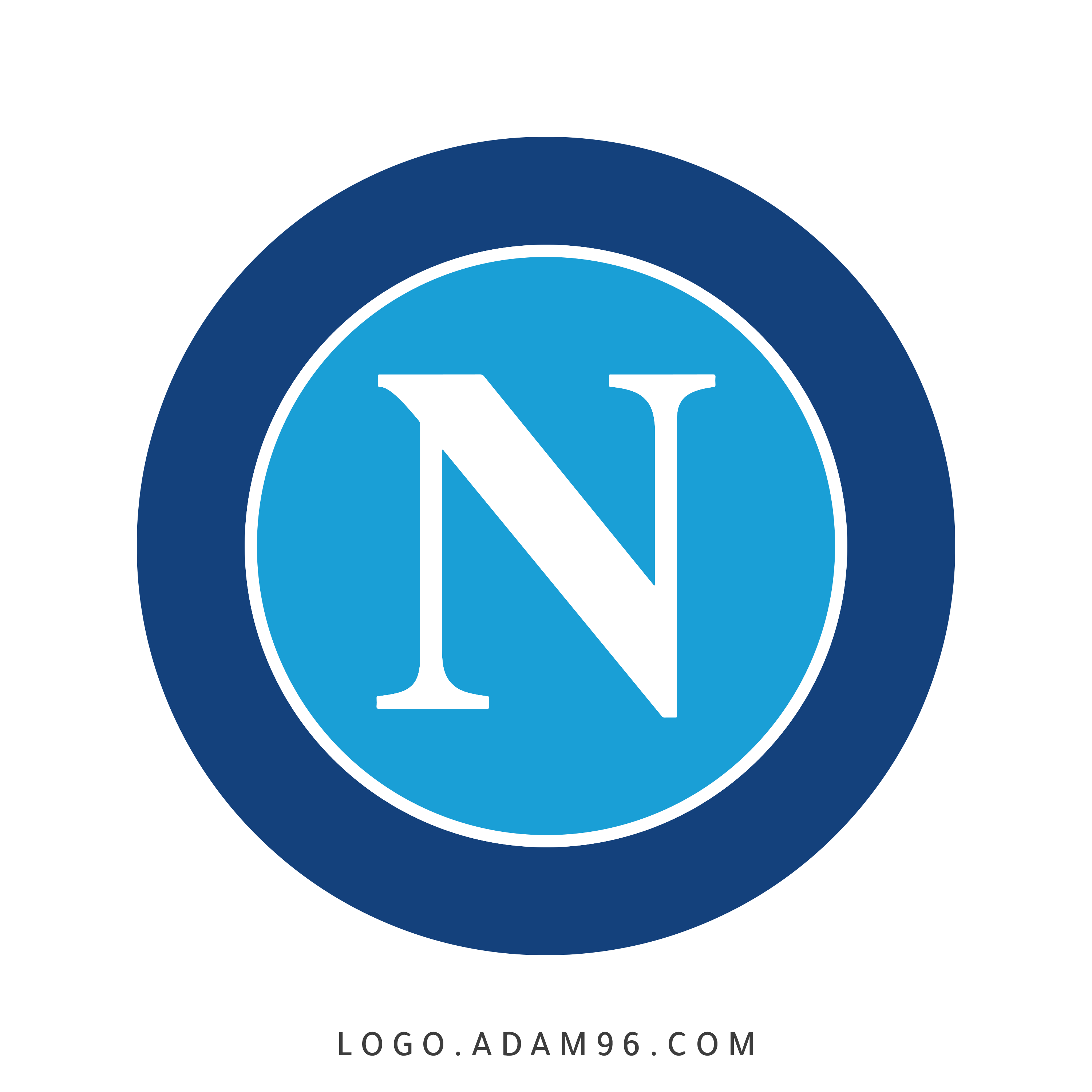 تحميل لوجو نادي نابولي الاصلي Napoli Club Logo PNG