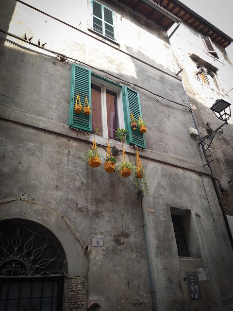 The streets of Tivoli, Italy