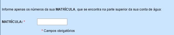 Painel onde tirar a Cosanpa segunda via