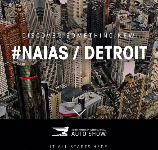 Crews Begin Set Up of North American International Auto Show